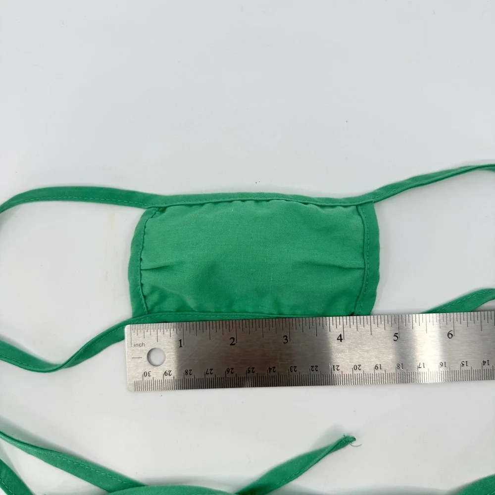 Build‎ A Bear Hospital Scrubs Green 4-Piece Set Mask Cap Pants Top